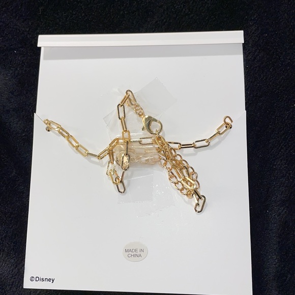 NWT DISNEY X BAUBLEBAR MINNIE MOUSE NECKLACE AND EARRINGS SET - Picture 3 of 5